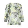 Bluzka Chalou z długim rękawem z kolekcji - moda xxl - zielona szczegóły przód